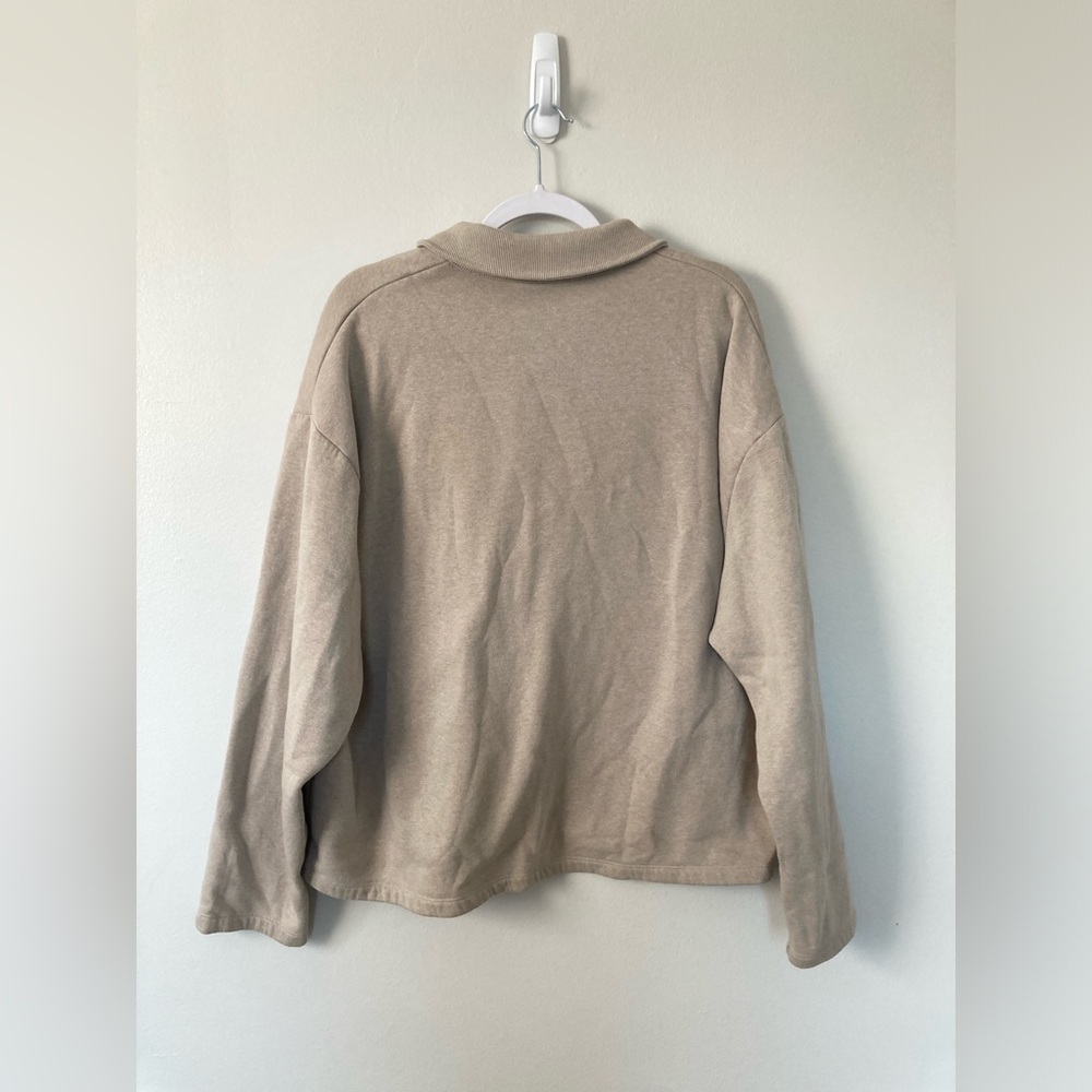 ASOS Mens Cream Long-Sleeve Shirt (XL) - Picture 6 of 7